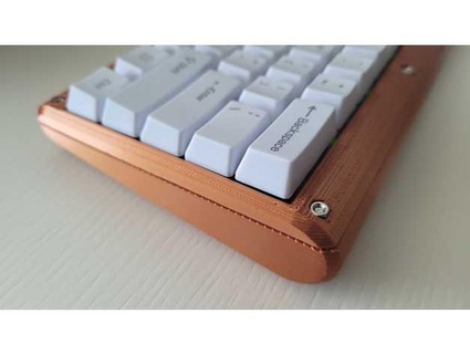zacone kit convertendo padrão 60 tray mount taco Parachoque gasket teclado beaglechristo 3d print model - Mito3D