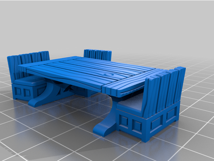 heroquest table typenu  3d print model - Mito3D