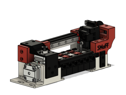 smuff linear rail splitter version feav 3d print model - Mito3D