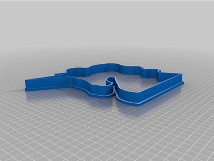 unicorn cookie cutter sasmlt01 3d print model - Mito3D