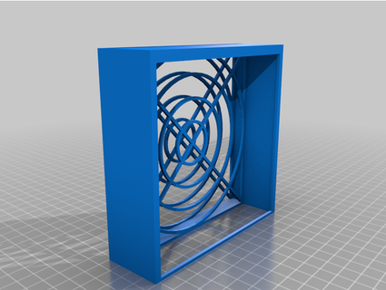 anpassbar Ventilator Fall Mantel Grill Startseite iotaxiii 3d print model - Mito3D