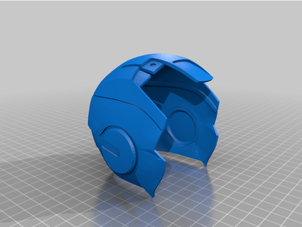 miniature ironman mk 3 helmet kiwi poptarts 3d print model - Mito3D