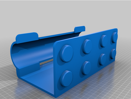 dyson airwrap wallmount rack fightz 3d print model - Mito3D