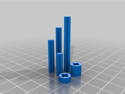 pequeña Lego técnica partes ciudadano 3d print model - Mito3D