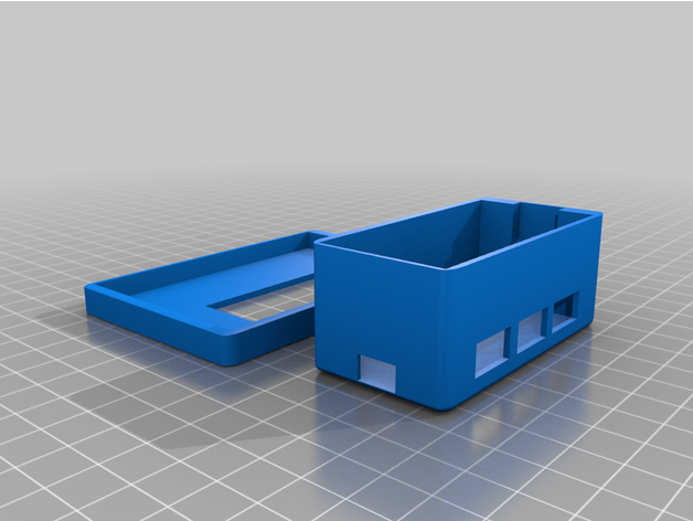 pi zéro lcd Cas gaine USB centre wingfieldjeff 3D print model - Mito3D