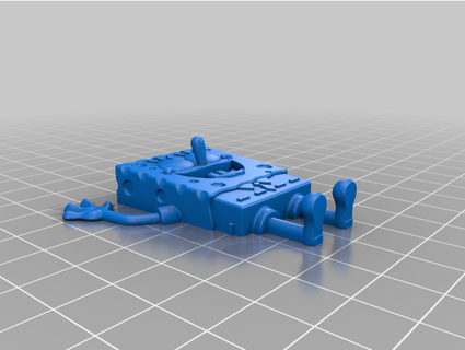 SpongeBob Kühlschrank Magnet hskeletorus 3d print model - Mito3D