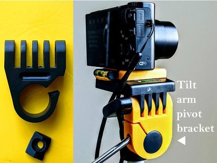 pivot arm swivel bracket samsonite targus tripod mount thenit 3d print model - Mito3D