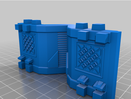 modulaire forteresse nailernforce 3d print model - Mito3D