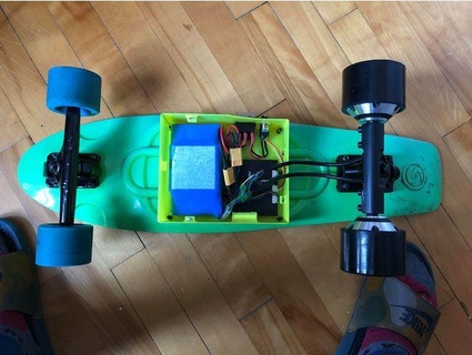 electric pennyboard crbaws 3d print model - Mito3D