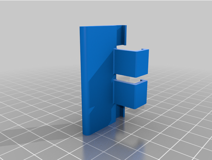 pull honeycomb cellular window shade handle clip dekertek 3d print model - Mito3D