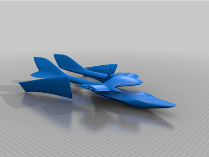 hydro plane kyuukitsuki 3d print model - Mito3D