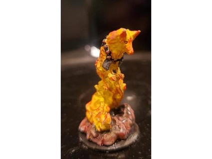 lesser fire elemental maintain sharpness 3d print model - Mito3D
