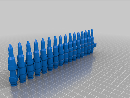 556 munição cinto k9es 3d print model - Mito3D