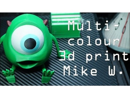 mike wazowski multicolour remix mmu iczfirz 3d print model - Mito3D