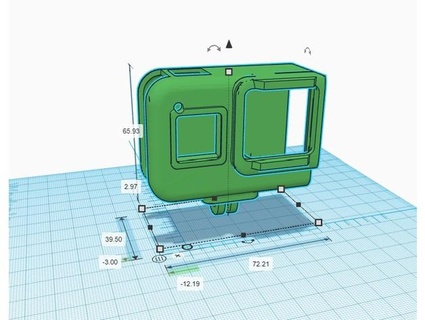 gopro 8 protector base style mount kencheung88 3d print model - Mito3D