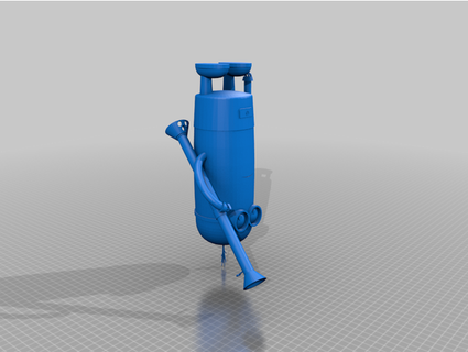 minion bazooka man son 3d print model - Mito3D