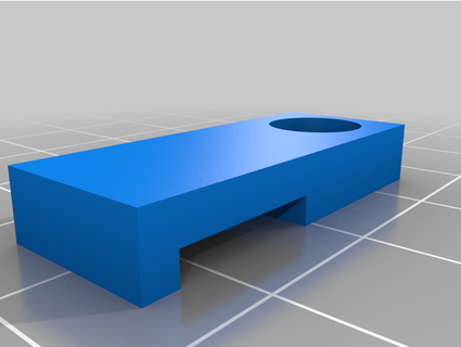 Led şerit Kulp destek binmek vidalamak tizumoto 3d print model - Mito3D