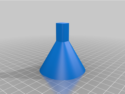 vaso modo funil coh76 3d print model - Mito3D
