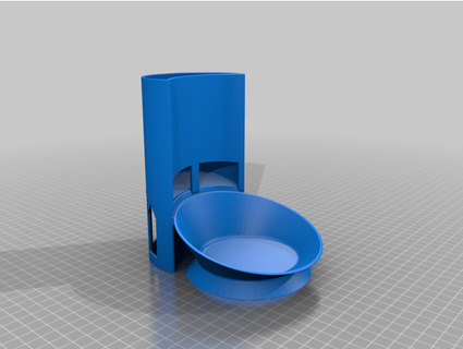 besleyici na granül profesyonel küp hayat 3d print model - Mito3D