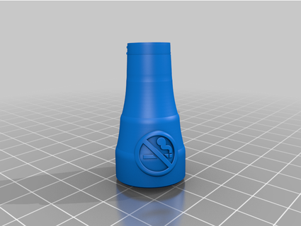 límites tera vertical bong adaptador agua tubo universal manguera salgadt 3d print model - Mito3D