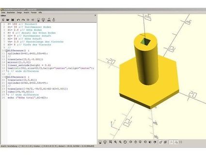 super Facile vannes outil openscad paramétrique raton laveur 3d print model - Mito3D