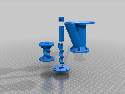 moineau paste extruder nema17 stepper zerosurface cleanup usertogo 3d print model - Mito3D