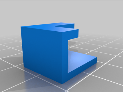 glass bed corner clip infinitysnek 3d print model - Mito3D