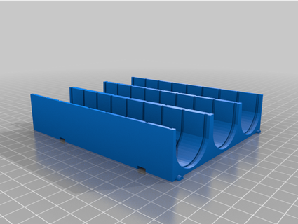 percer bit organisateur plateau muldenplatte bohrer remix 3d print model - Mito3D