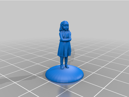 betrayal house hill - little girl companion v2 wider ankles jorgeluispena 3d print model - Mito3D