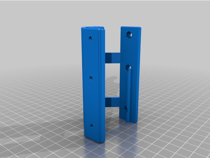 srs railed clip mount smileyman3d 3d print model - Mito3D