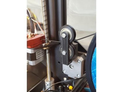 double ender 3 filament roller guide neilprice 3d print model - Mito3D