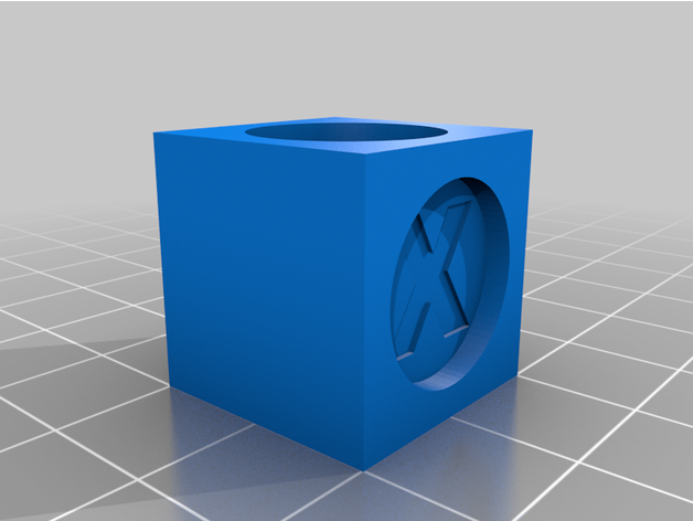 calibración cubo puntada malvada 3D print model - Mito3D