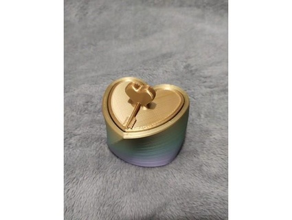 twisted heart box cupid lid dmitch26 3d print model - Mito3D