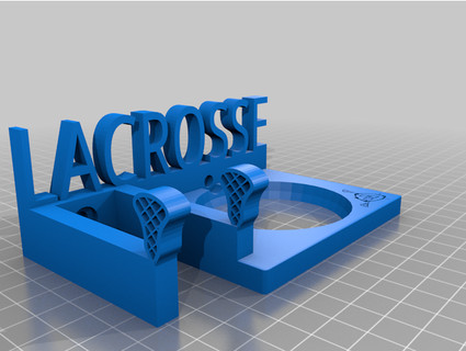lacrosse palo pelota soporte lancelot 3d print model - Mito3D