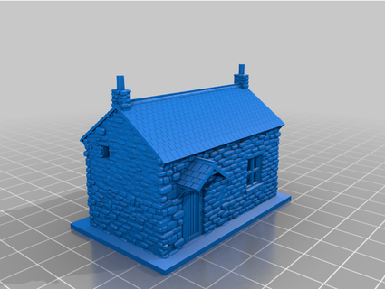 country buildings 2 poprune 3d print model - Mito3D