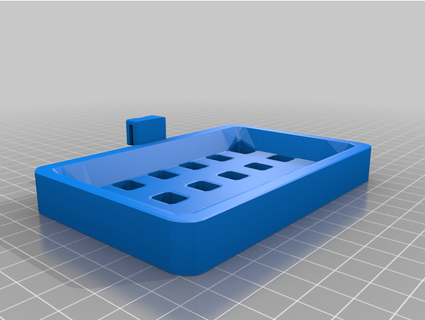 ikea tisken jabón ducha bandeja krislabs 3d print model - Mito3D