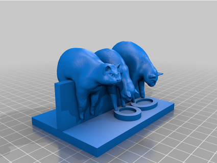gatti recinzione alexstormnd 3d print model - Mito3D