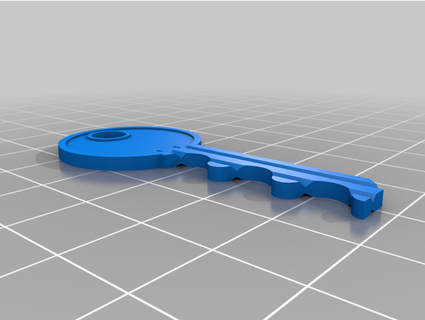 mock key jsvdb 3d print model - Mito3D