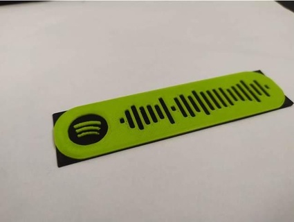 spotify code - automaticly silvesterrr 3d print model - Mito3D
