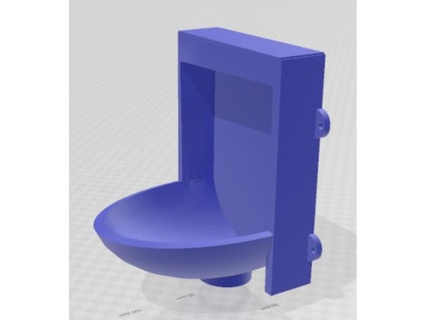 Nouveau garage urinoir fgjb2k1 3d print model - Mito3D