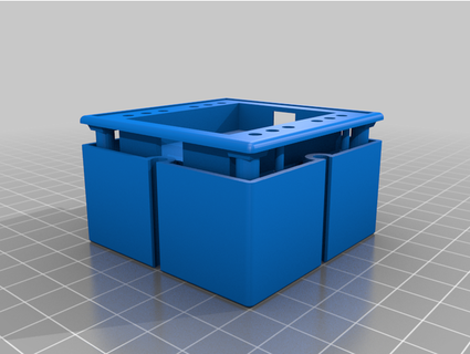 caja 6060 tapa reconstruir fischertechnik silberling experimento campo pinchazos 3d print model - Mito3D