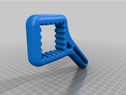 shower temperature tap knob lever handle vahakn 3d print model - Mito3D
