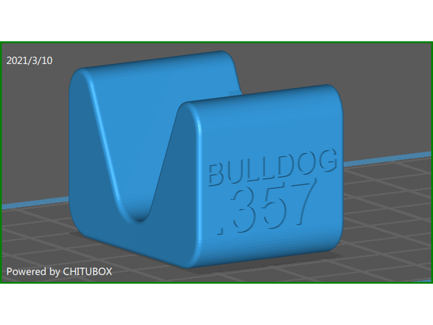 Crossman Benjamin Bulldogge 357 Single Schuss Tablett p4r4bellum 3D print model - Mito3D