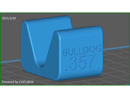 Crossman Bünyamin bulldog 357 tek atış tepsi p4r4bellum 3d print model - Mito3D
