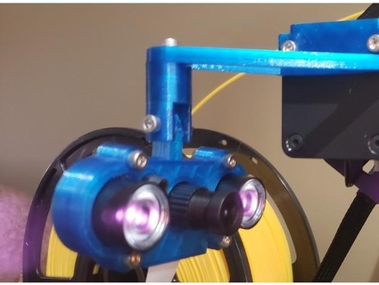 pi infrared 3d printer stepper motor camera mount ooklaboo 3d print model - Mito3D