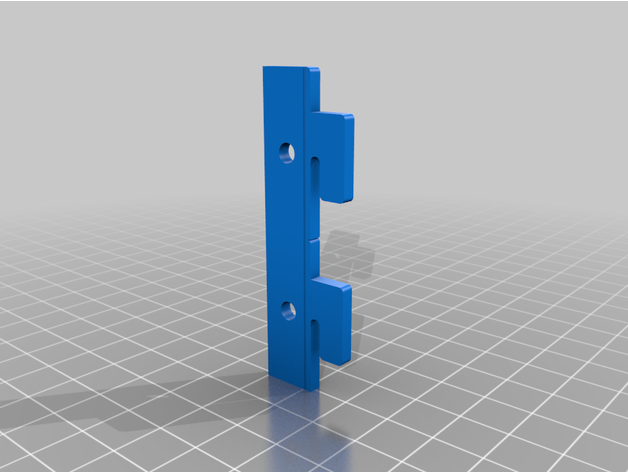 mounting tab shelf standards shadochaser 3D print model - Mito3D
