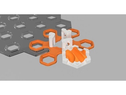 Marmor Spur motorisiert Aufzug Plateau Stabilisator ostmeijer 3d print model - Mito3D