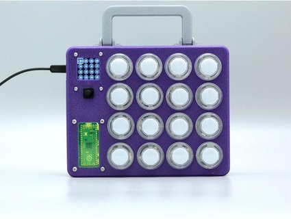 faça midi controlador conduziu videogames botões framboesa pi pico adafruit 3d print model - Mito3D