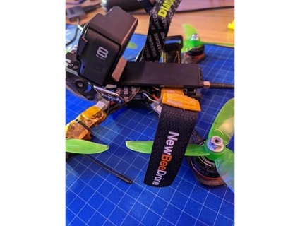 gopro hero8 flat foot drone mount ahawks 3d print model - Mito3D