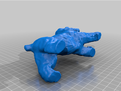 saltador spaniel cerámico escanear steammoocraft 3d print model - Mito3D